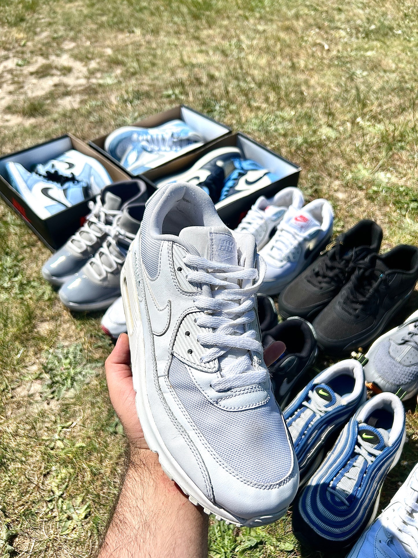 Nike Air Max 90 – Triple White – UK Size 9
