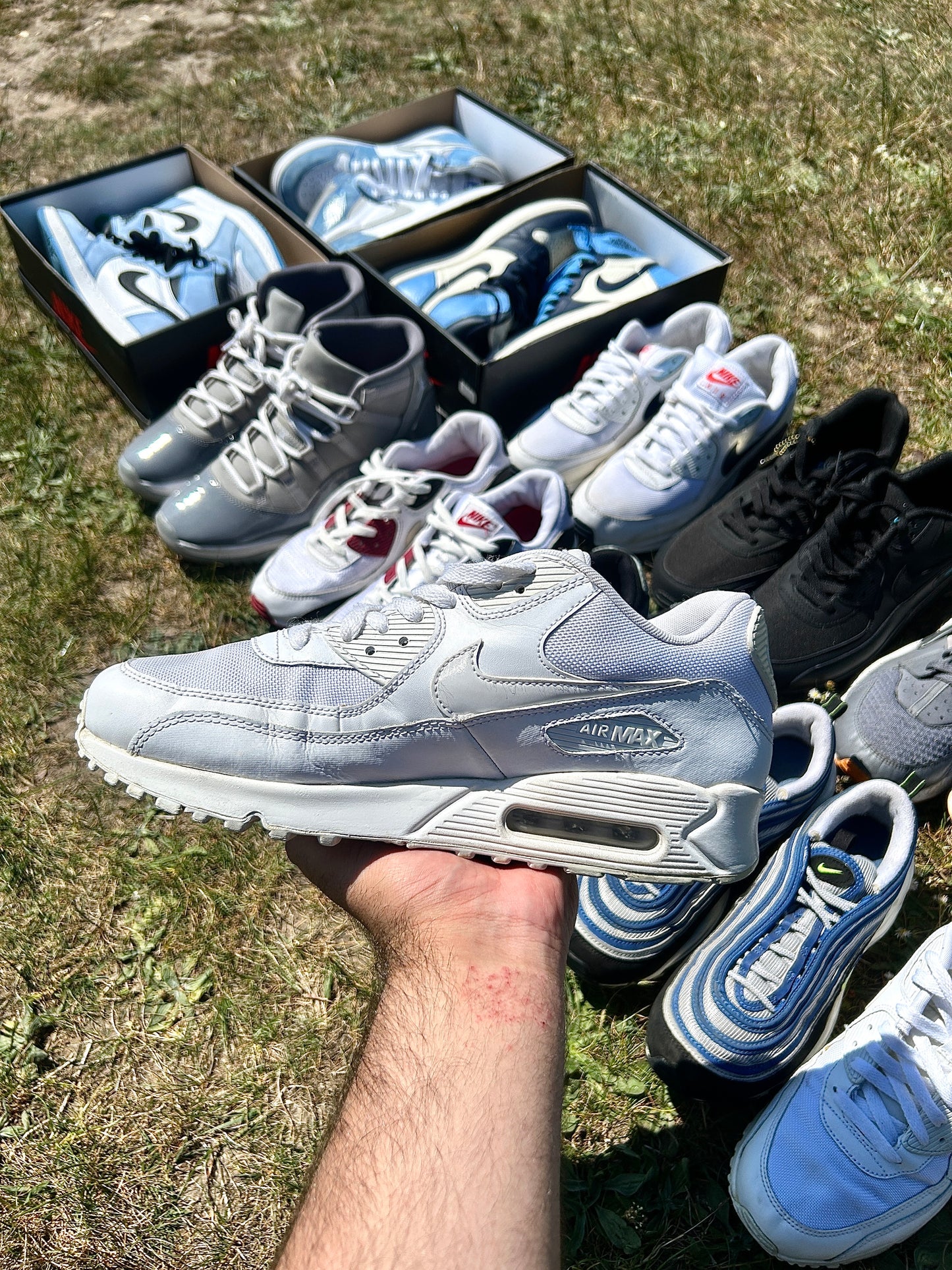 Nike Air Max 90 – Triple White – UK Size 9