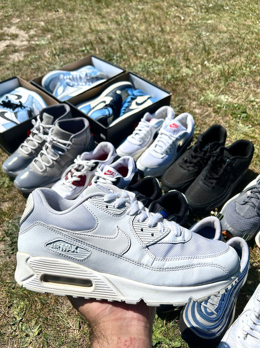 Nike Air Max 90 – Triple White – UK Size 9