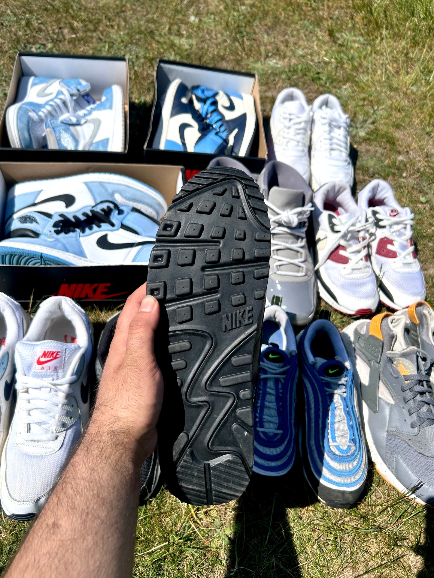 Nike Air Max 90S - Black & Blue - UK size 9